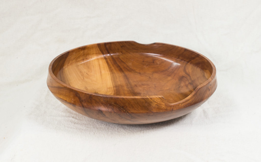 Apple bowl, 12 x 3.5 inches by Sandy Renna